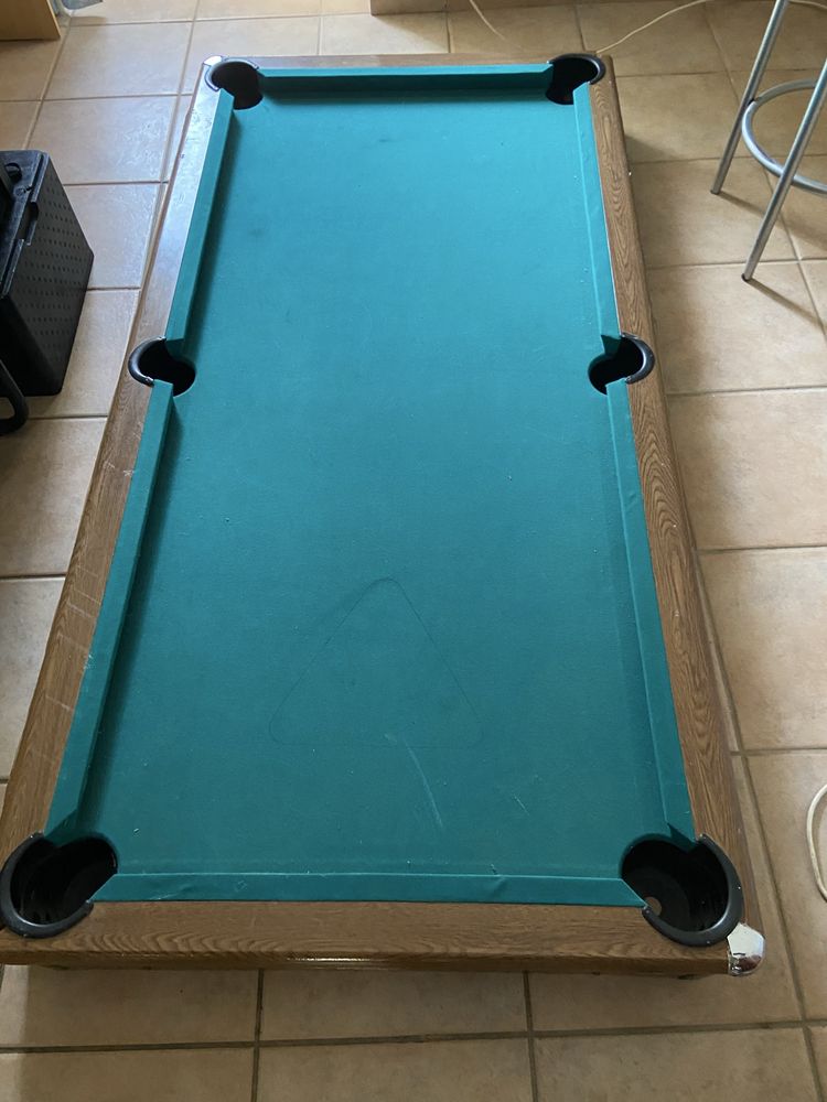 Mesa de snooker de madeira 180x90