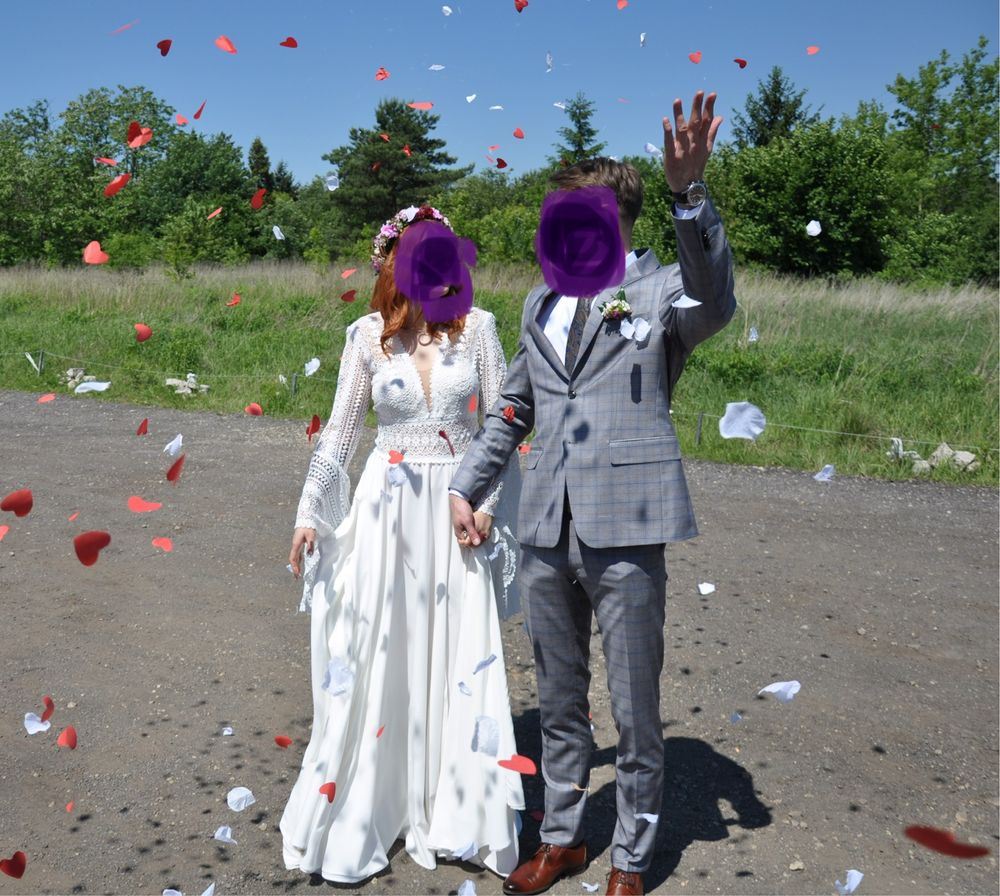 Suknia Ślubna boho roz. M