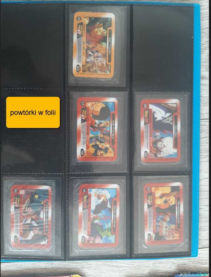 Kolekcja Dragon Ball Chio, fleer, dunkin itp.