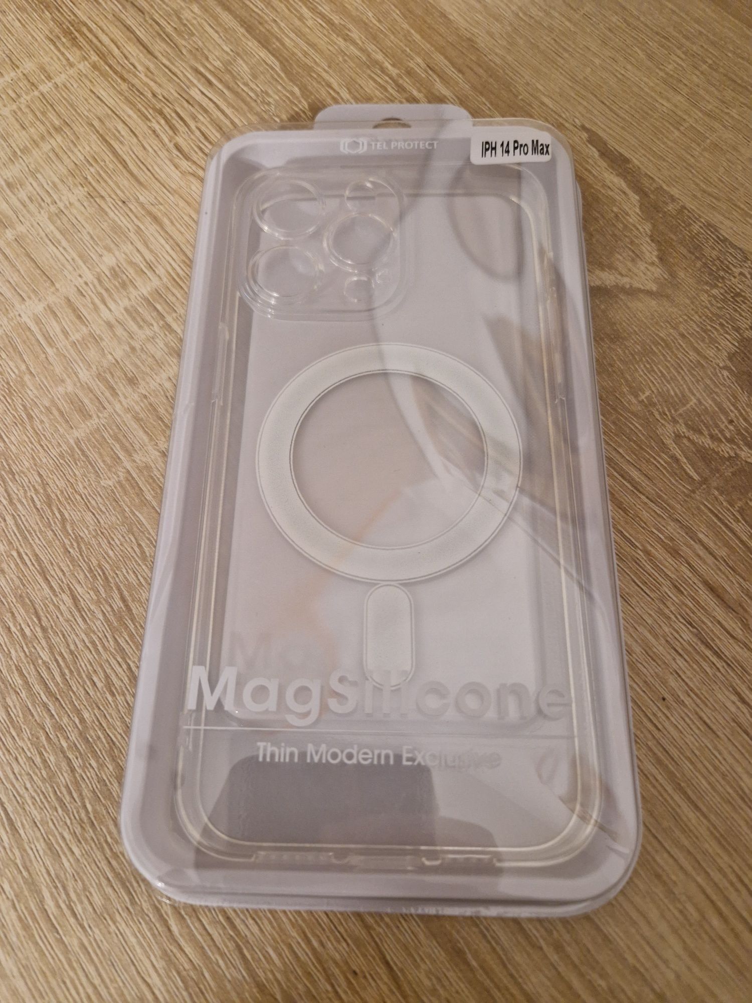 Etui TEL PROTECT MagSilicone Case do Iphone 14 Pro Max Przezroczysty