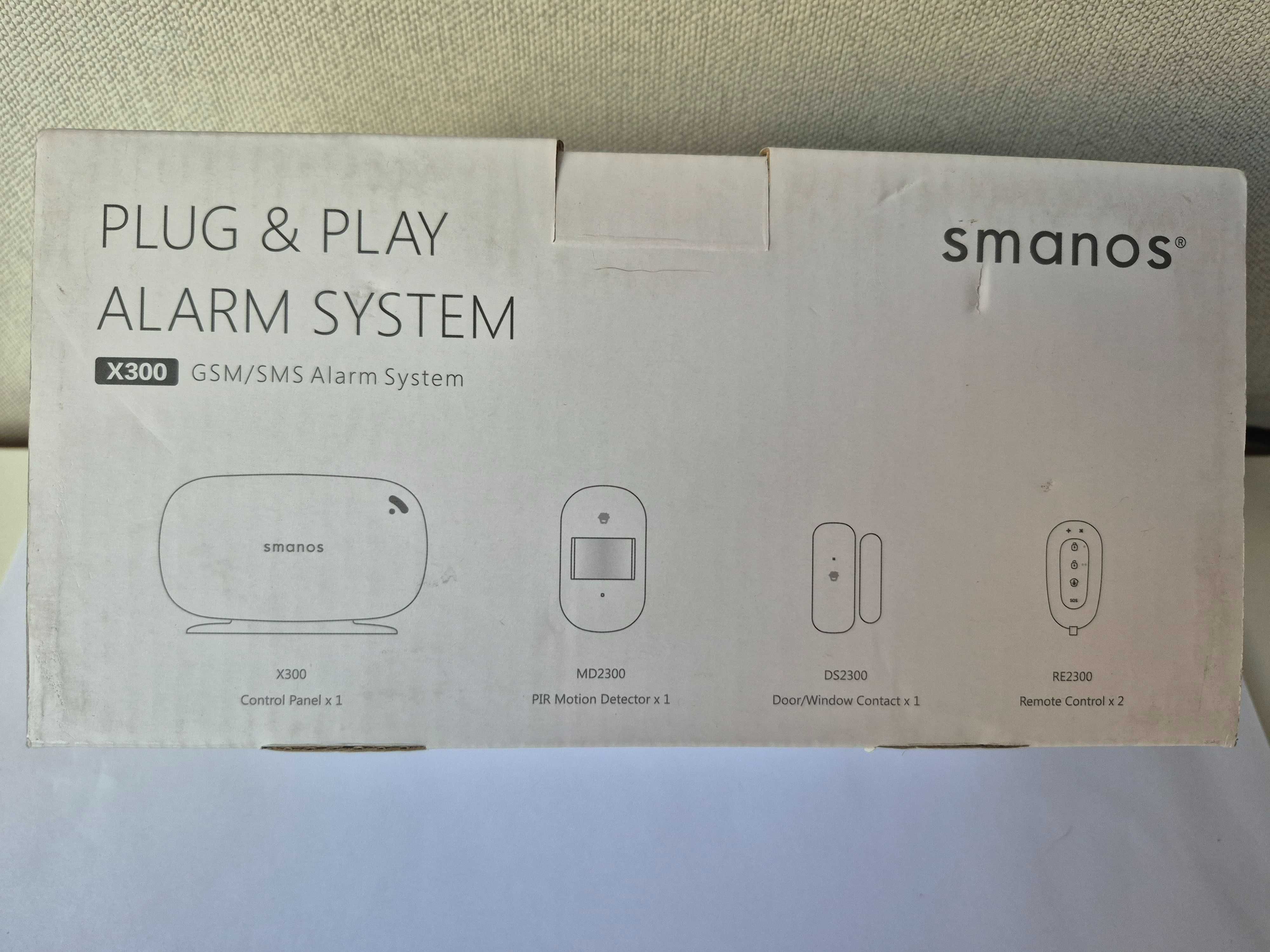 Smanos X300 – Plug & Play GSM/SMS Alarm System