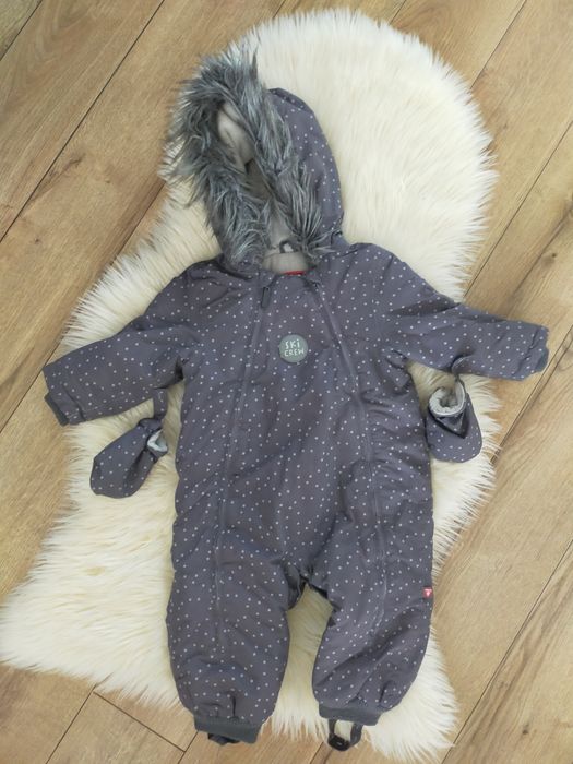 Szary kombinezon zimowy r. 80, Smyk