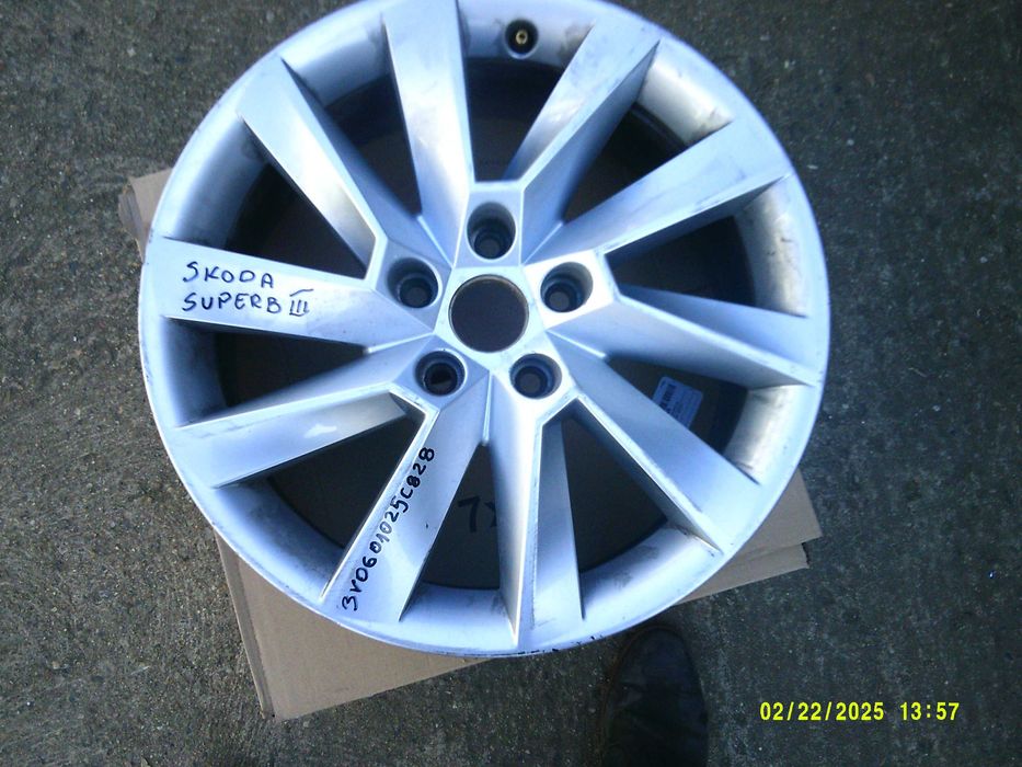 Felga aluminiowa Skoda Superb III, 3, 15-19r.