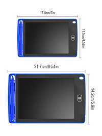 Visor LCD (tipo tablet) com botão de bloqueio