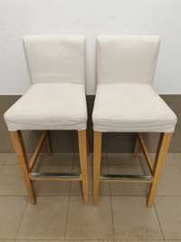 Hokery, wysokie krzesła,2 sztuki, stołki barowe, ikea