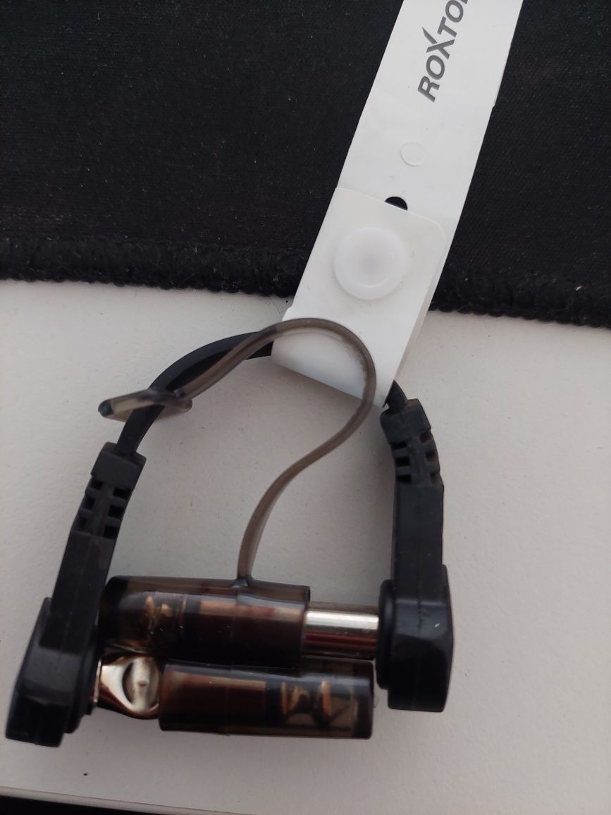 Kabel do efektu patch Jack 6,3 mam mono 10 cm - uszkodzony
