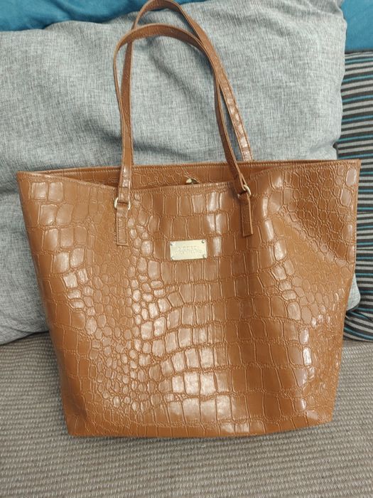 Bigordi Torebka Torba shopper cogniac croco