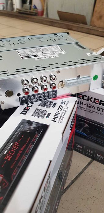 Автомагнитола Decker MDR-200. Bluetooth. 6×100Вт !!! 1Din. Новинка.