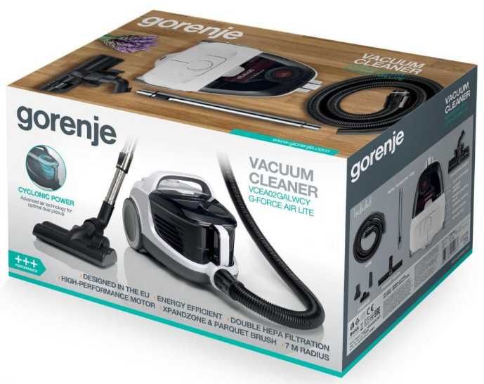 Пилосос безмішковий Gorenje VCEA02GALWCY пылесос