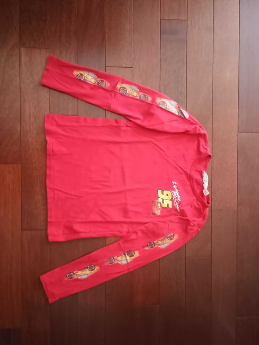 Bluzka z długim rękawem h&m koszulka Zygzak McQueen 134/240