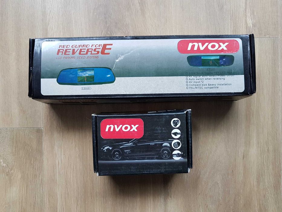 NVOX Monitor samochodowy cofania w lusterku wstecznym Kamera cofania