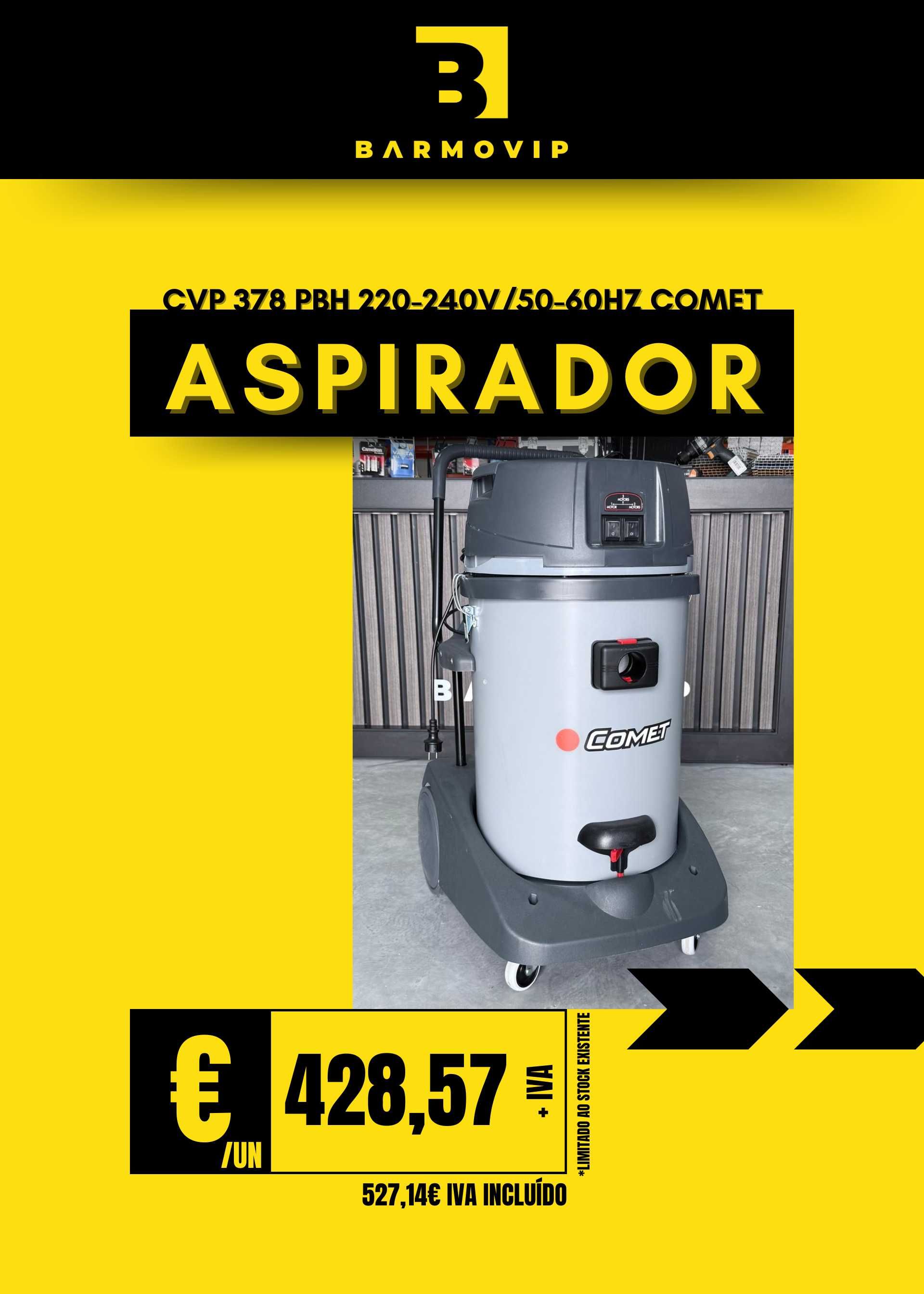ASPIRADOR CVP 378 PBH 220-240V/50-60HZ COMET