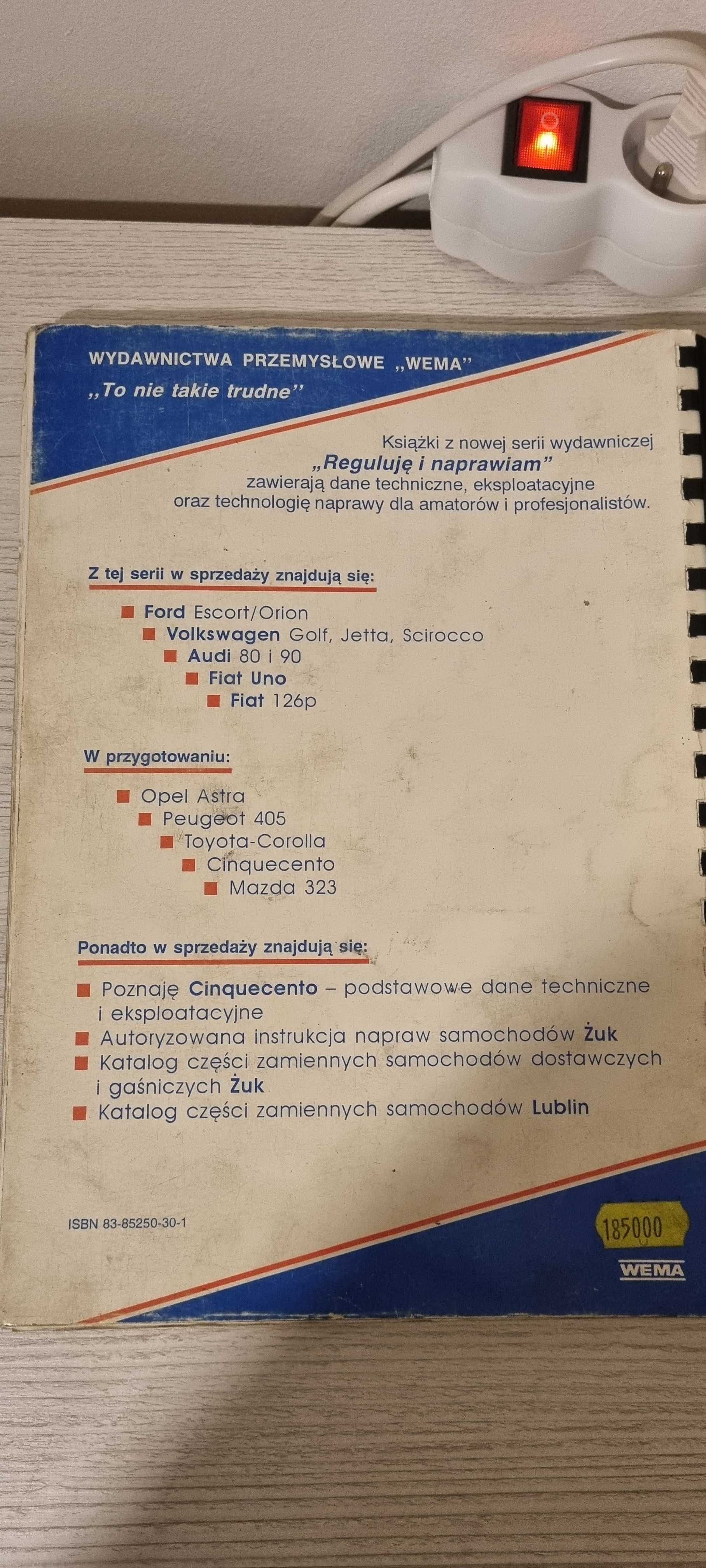 Książka Reguluję i Naprawiam Fiat Uno!