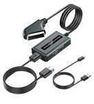 Kabel adapter konwerter z Euro / Scart do HDMI przejściówka TV