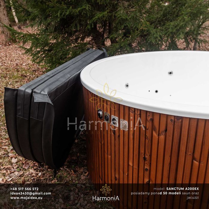 jacuzzi, balia ogrodowa, AKRYLOWE, hydromasaż, aero LED transport FULL