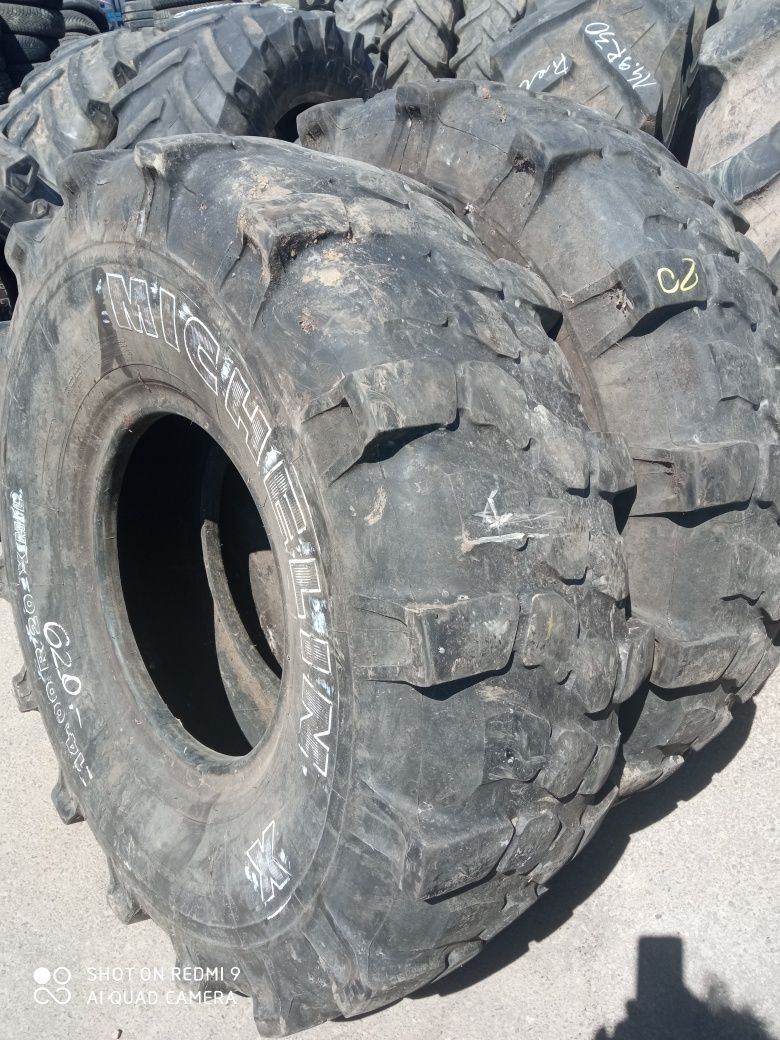 14.00R20 Michelin opony używane rolnicze przemysłowe para
