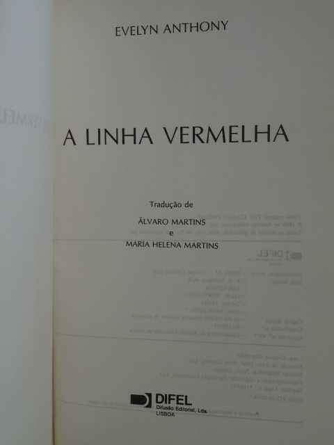 A Linha Vermelha de Evelyn Anthony