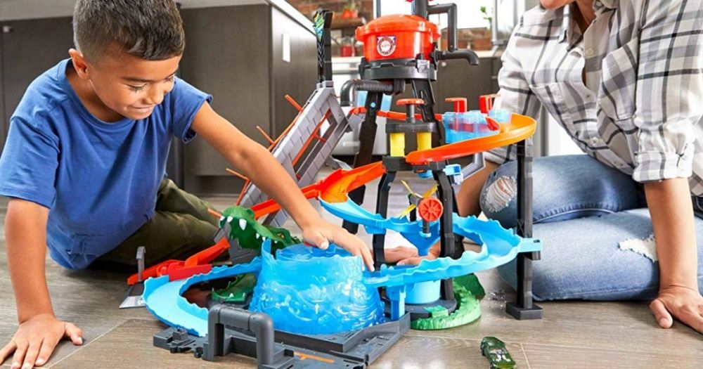 ОРИГИНАЛ! Трек Хот Вилс Водонапорная башня Hot Wheels Ultimate Gator