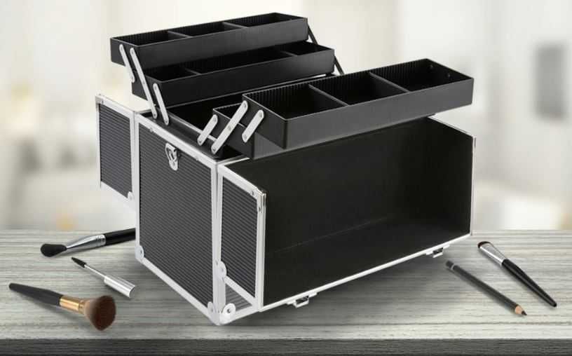 Kuferek kosmetyczny 26L aluminium AREBOS