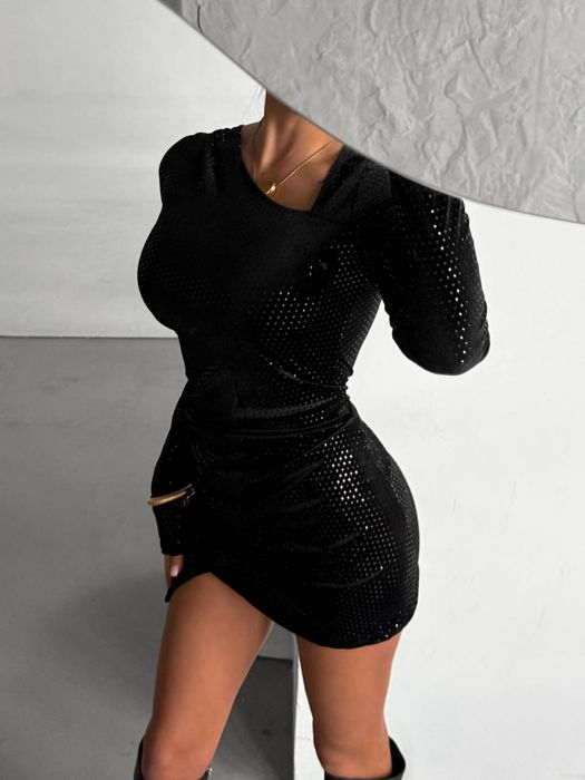 Сукня жіноча оксамитова в паєткі