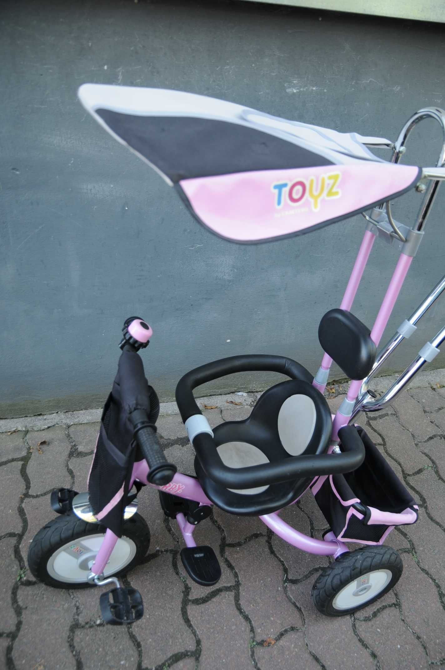rower rowerek trójkołowy Toyz Derby Gel różowy