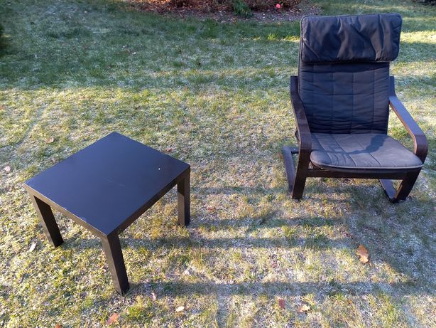 Fotel poang IKEA czarny