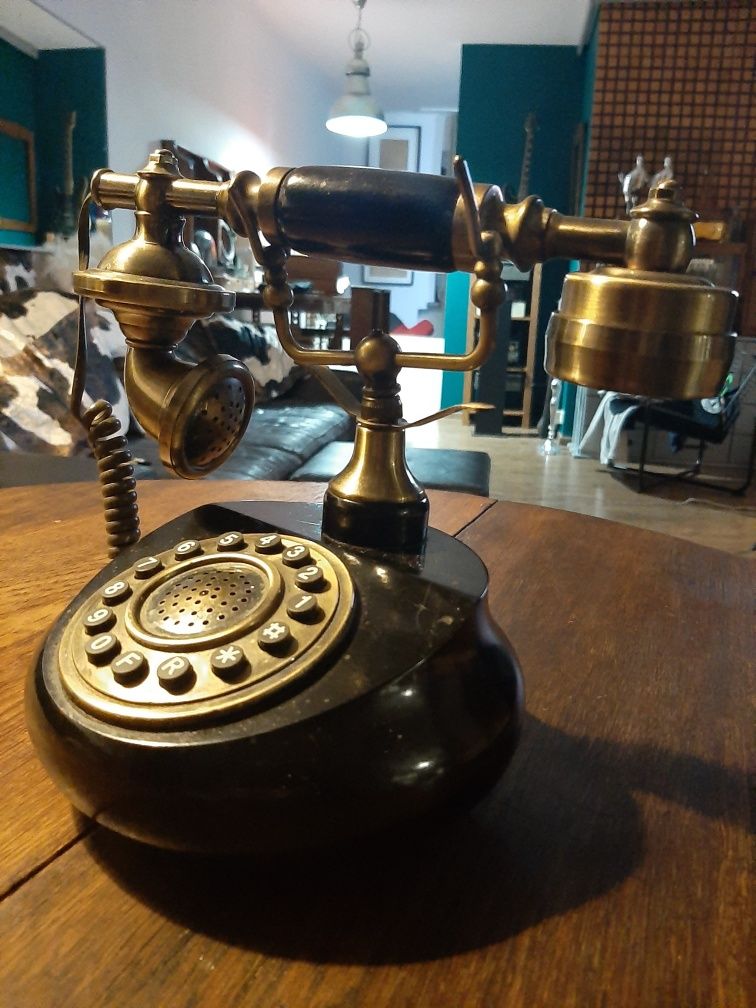 Ozdobny telefon stary vintage PRL.wysylka