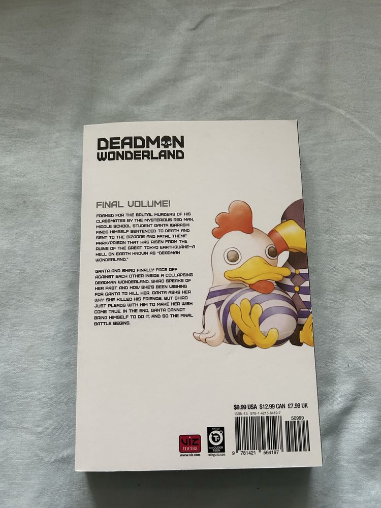 Manga “deadman wonderland” tom 13 angielski