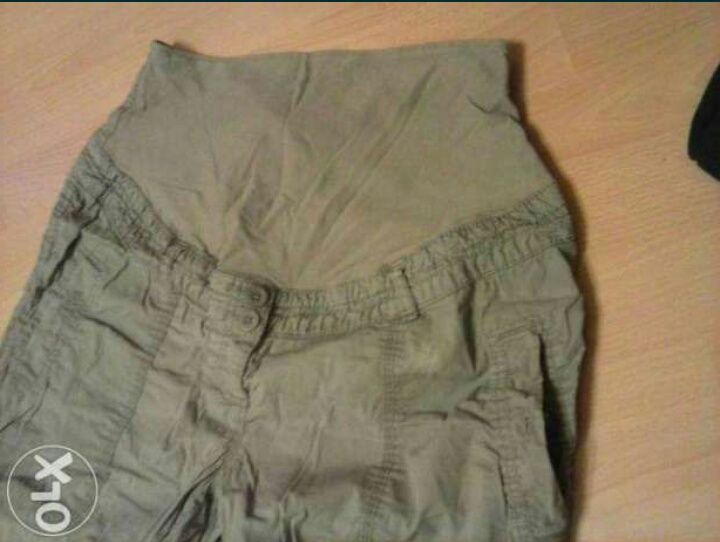 Spodnie ciążowe, bluzka tunika ciążowa H&M Mama, M/L