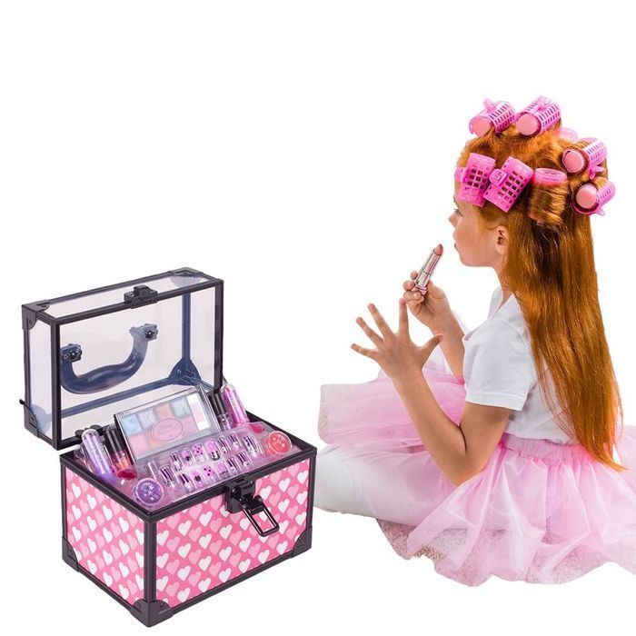 Kuferek Kosmetyków Makijażu I Paznokci Dla Dziecka Dziewczynki Prezent