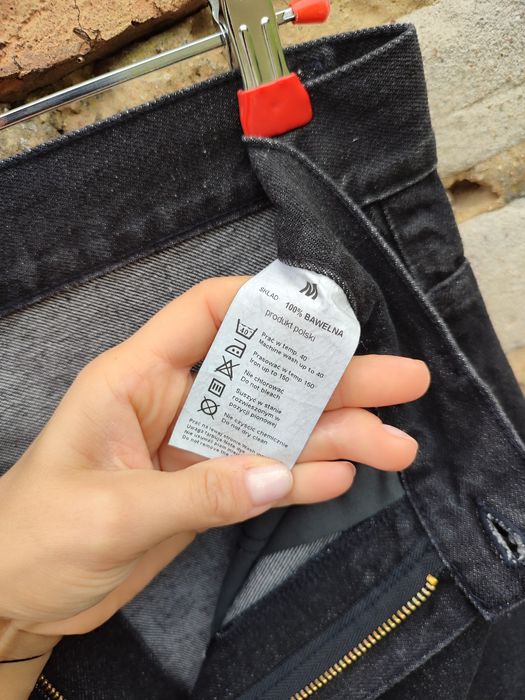 Męskie bawełniane spodnie jeansowe Braindeadfamilia