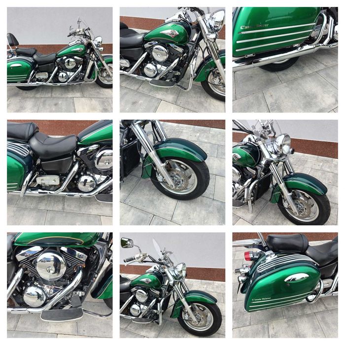 Kawasaki VN 1500 Classic Tourer, 1998 r. SZYBA, transport, raty!