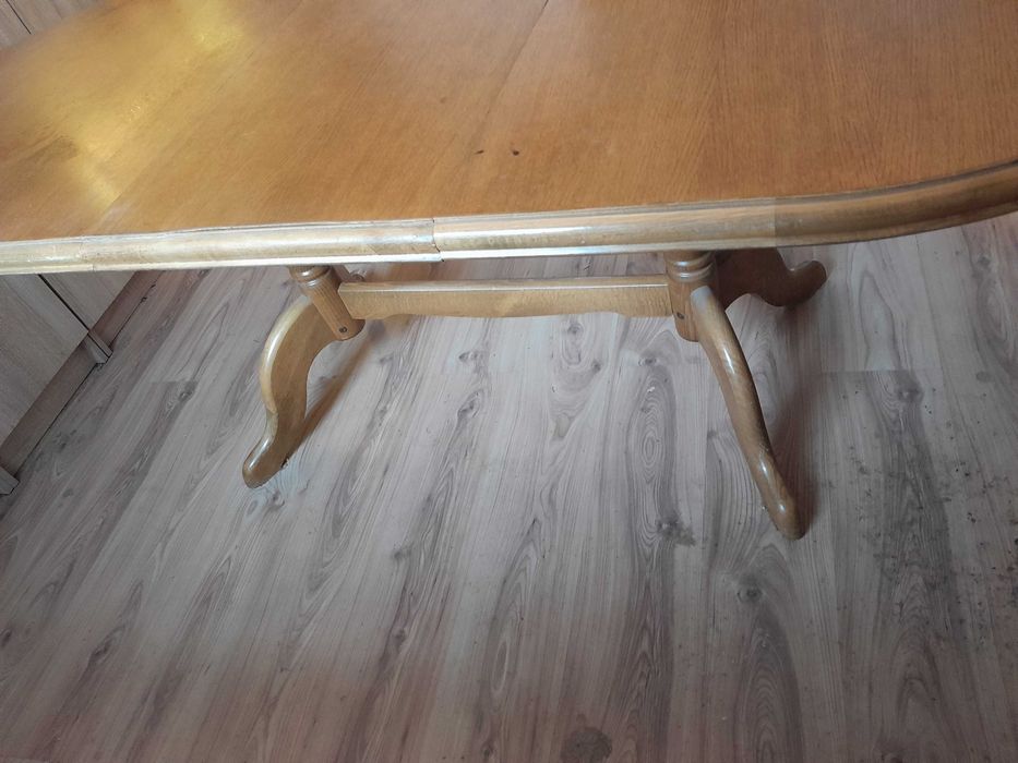 Stół drewniany dębowy duży