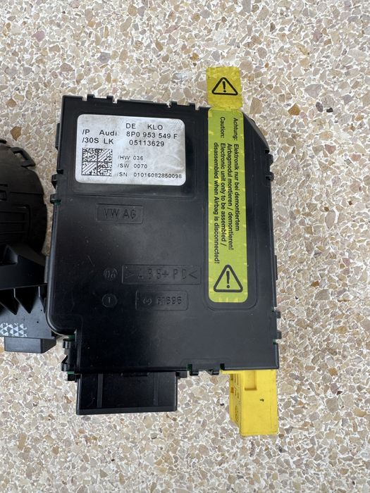 Sensor ângulo direção e anel direção audi a3 8p