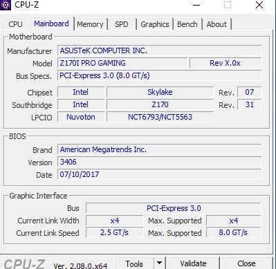 Płyta główna Asus Z170I PRO GAMING LGA 1151 DDR4 Mini-ITX