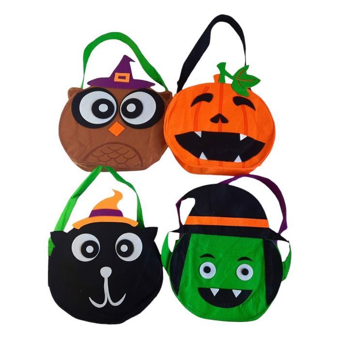 torba na cukierki halloween dynia kot  4 szt.