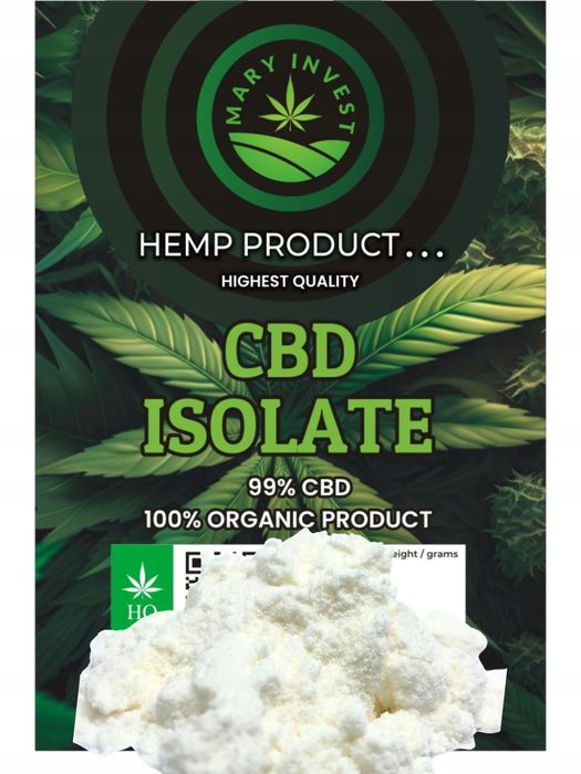 1000 G Izolat CBD 99 % | Czyste CBD |1 kg|