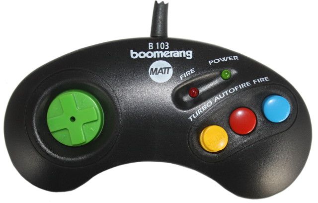 Joystick Joypad Gamepad BOOMERANG B103P Amiga Atari Commodore OKAZJA