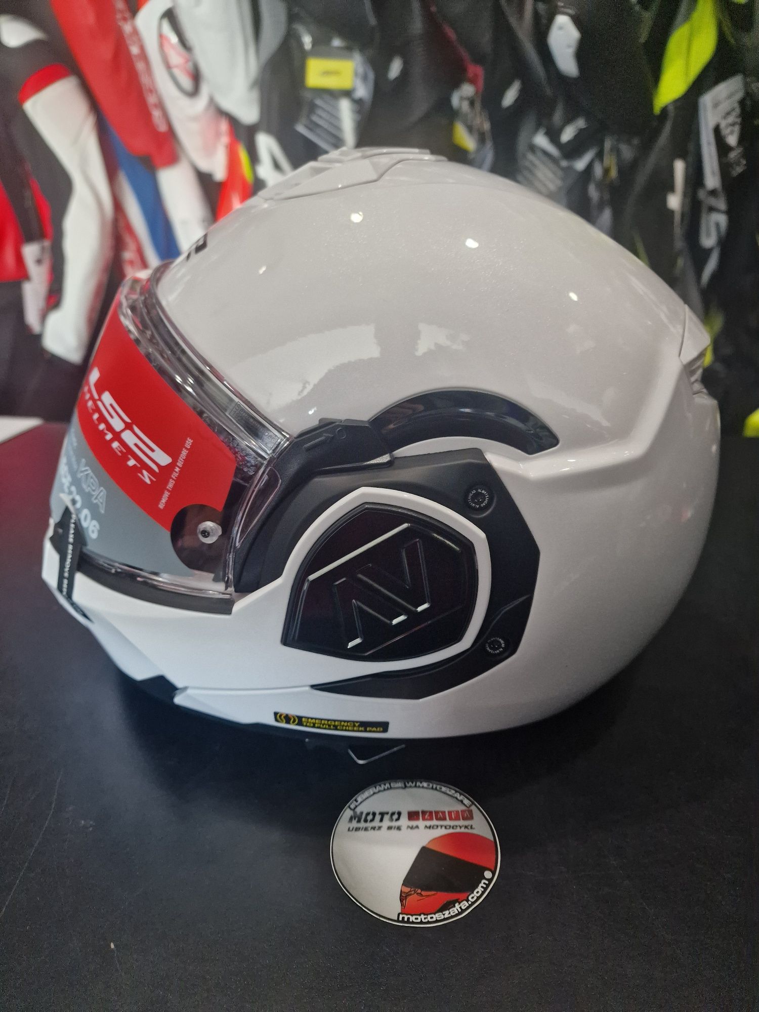 Kask szczękowy LS2 FF906 ADVANT SOLID WHITE-06 'XS 'L !gratisy!
