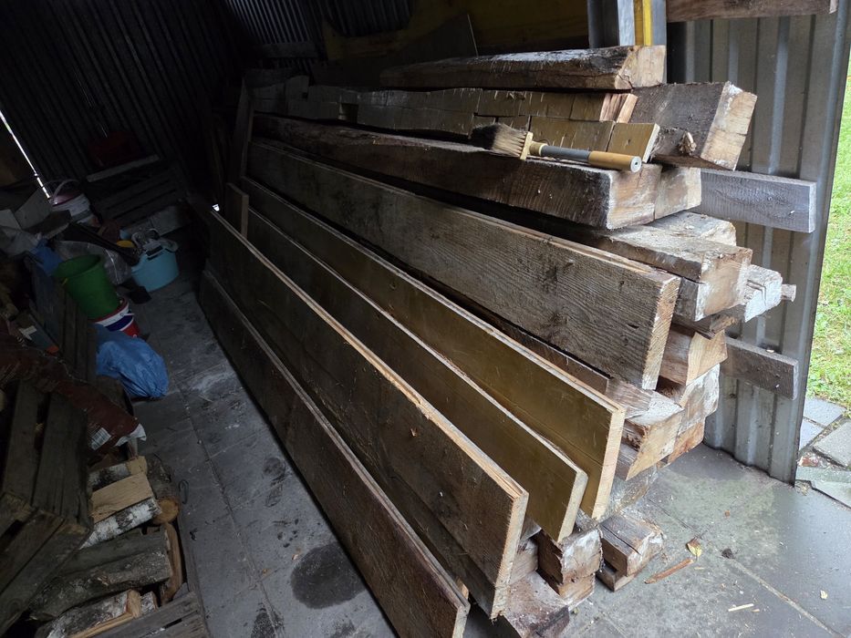 Sprzedam bale ze starej podłogi. 60lat