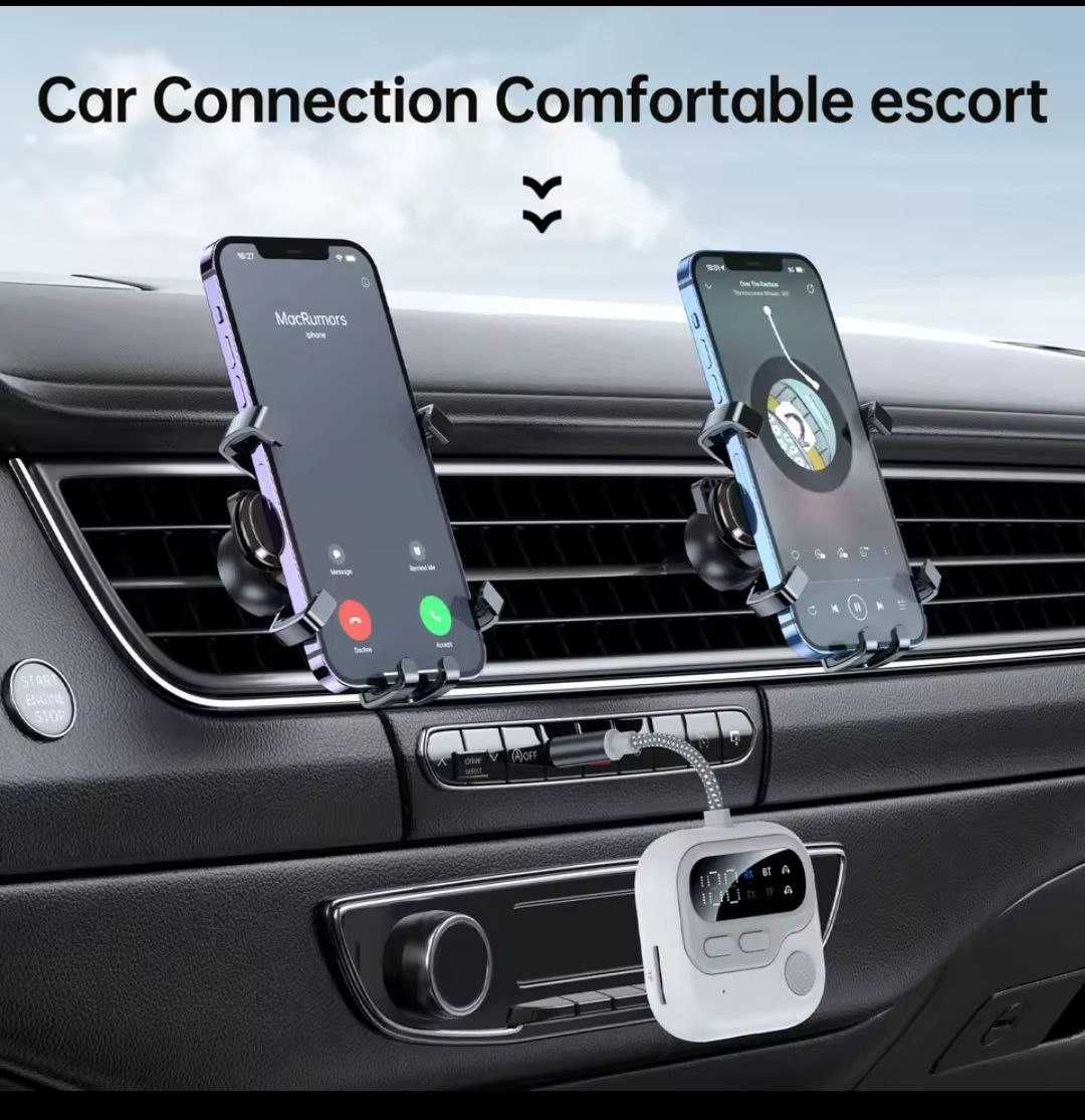 Универсальный Bluetooth-адаптер 2-в-1 HD-звук поддержка 2-х устройств