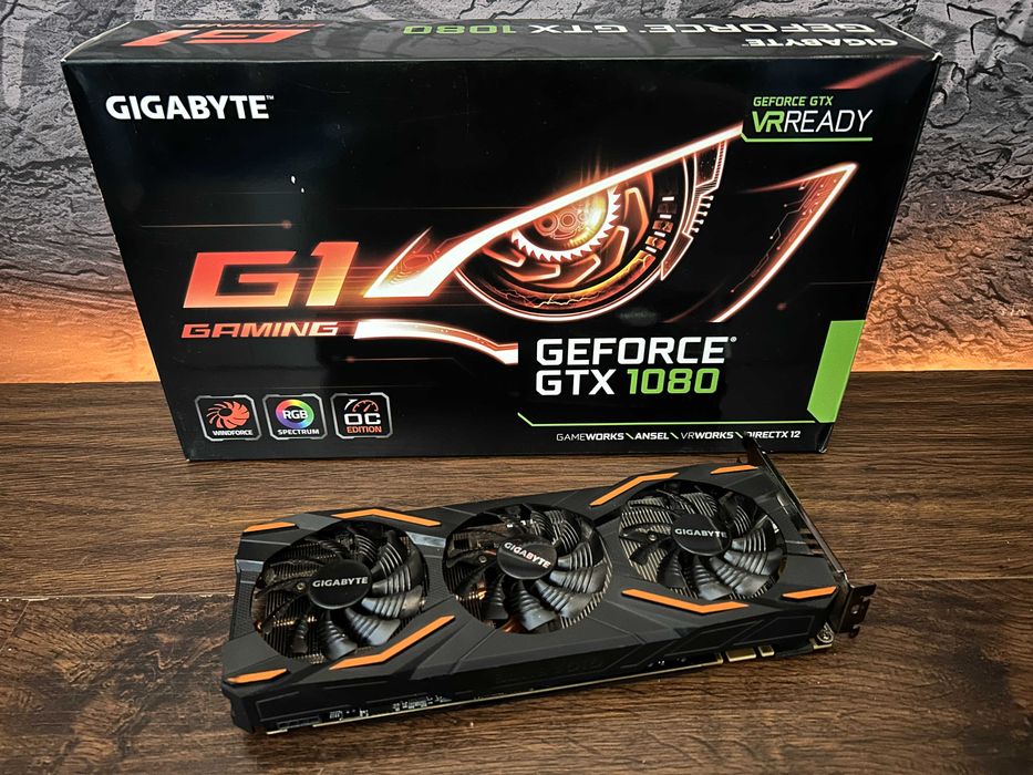 ПУШКА! Видеокарта NVIDIA GeForce GTX 1080 8GB GDDR5 Gigabyte Гарантия!