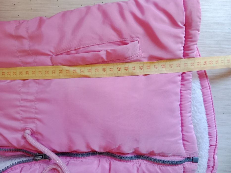 Kurtka zimowa różowa 122