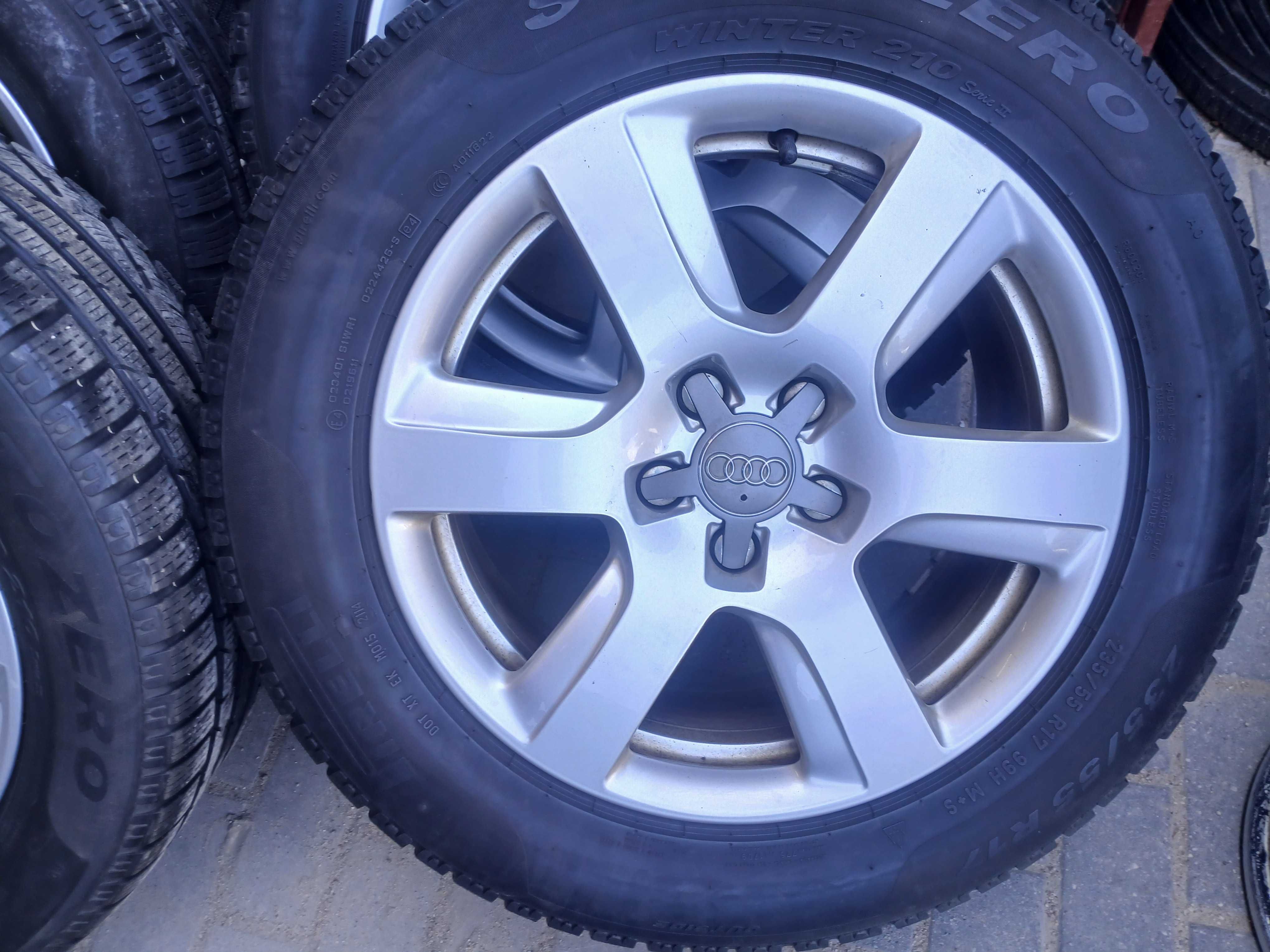 4x koła zimowe 235/55 R17 R17 5x112 Audi A5 S5 A7 Q3 Q5