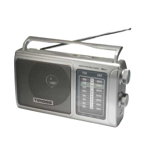 Radio sieciowo-bateryjne AM, FM Tiross TS-457