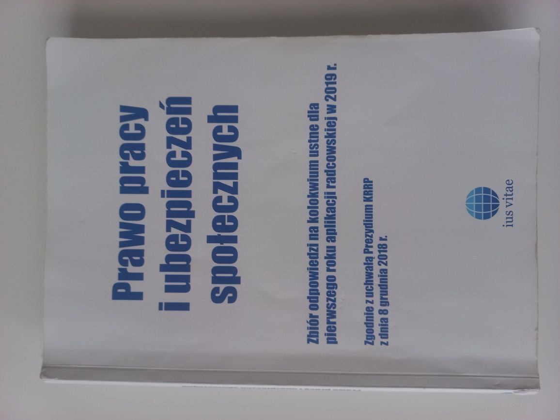 Zbiór Prawo pracy i ubzepieczeń społecznych Ius Vitae