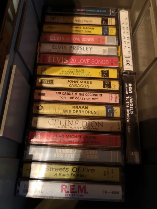 Cassetes de música vintage