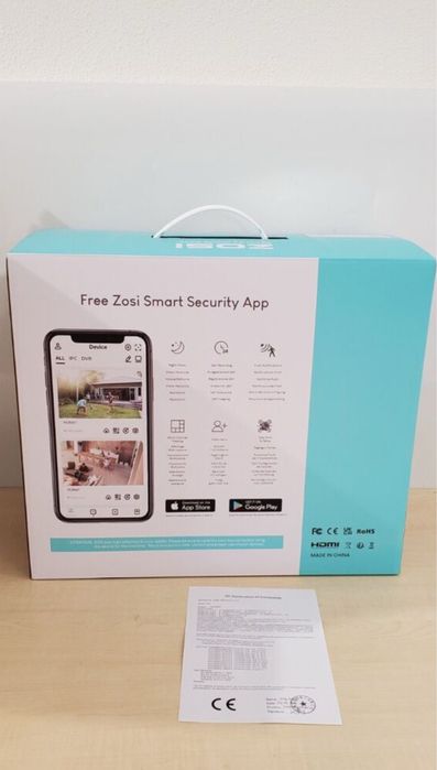 Bezprzewodowy system kamer Zosi CCTV niwy