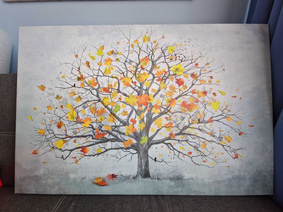 Obraz na płótnie Jesienne Drzewo 120x80 cm