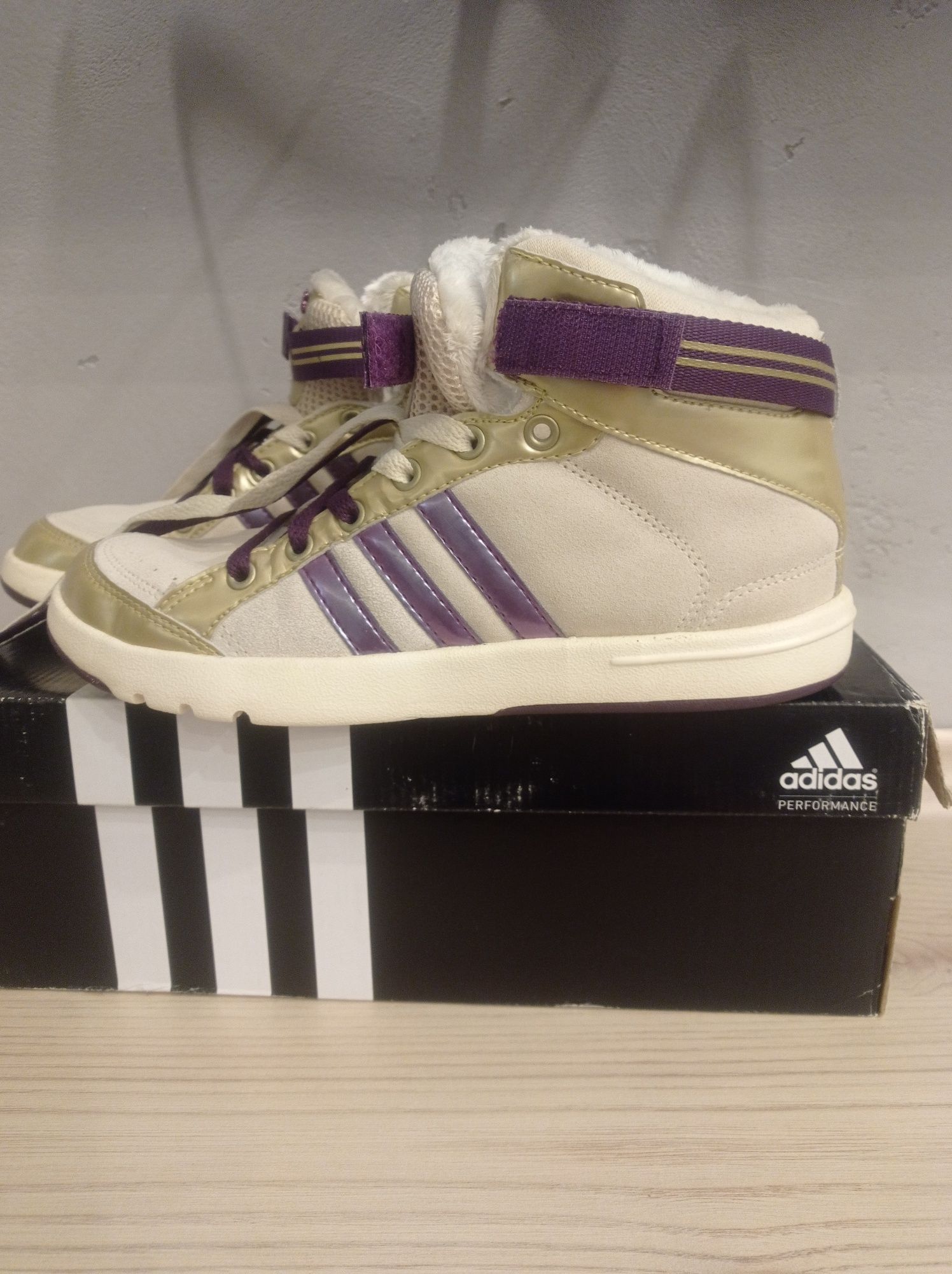 Buty zimowe adidas śniegowce sneakersy r. 37